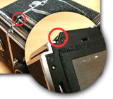 ここから光が漏れていました。