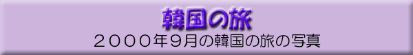 韓国の旅