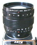 キエフの１５０ｍｍのレンズ