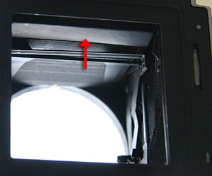 Internal light baffles