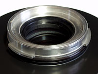 M42 -> P6 adapter on lens