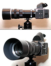 Tair with 500mm Rubinar hood